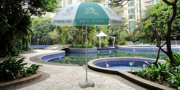 廣告太陽(yáng)傘的發(fā)展——長(zhǎng)沙天霸帳篷有限公司專注于廣告太陽(yáng)傘制作