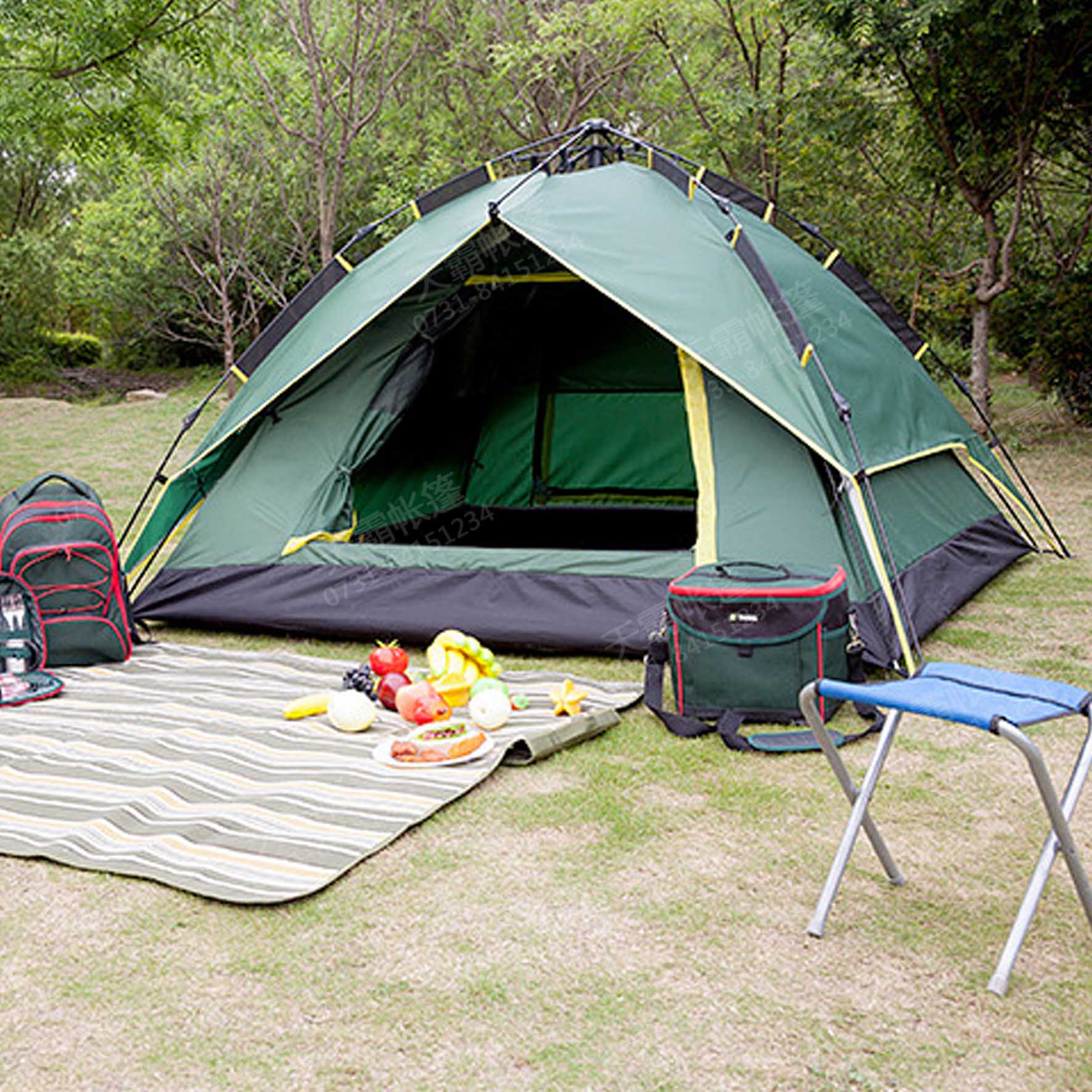 四人三用自動(dòng)旅游帳篷