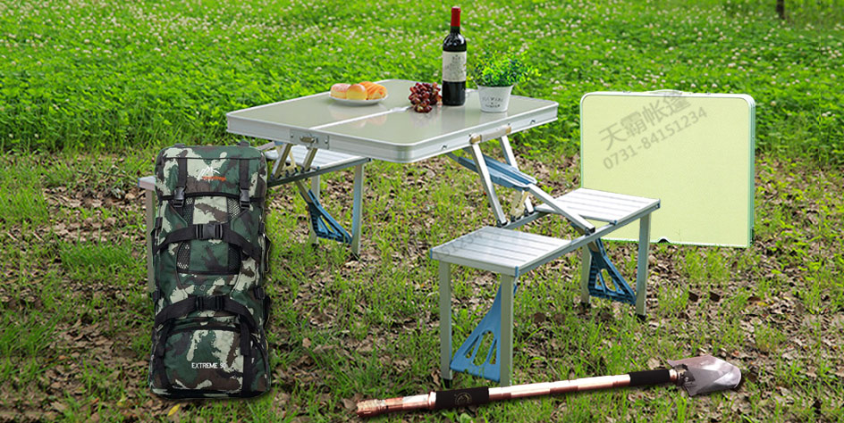 背包+藏獒鏟+連體桌+對折桌