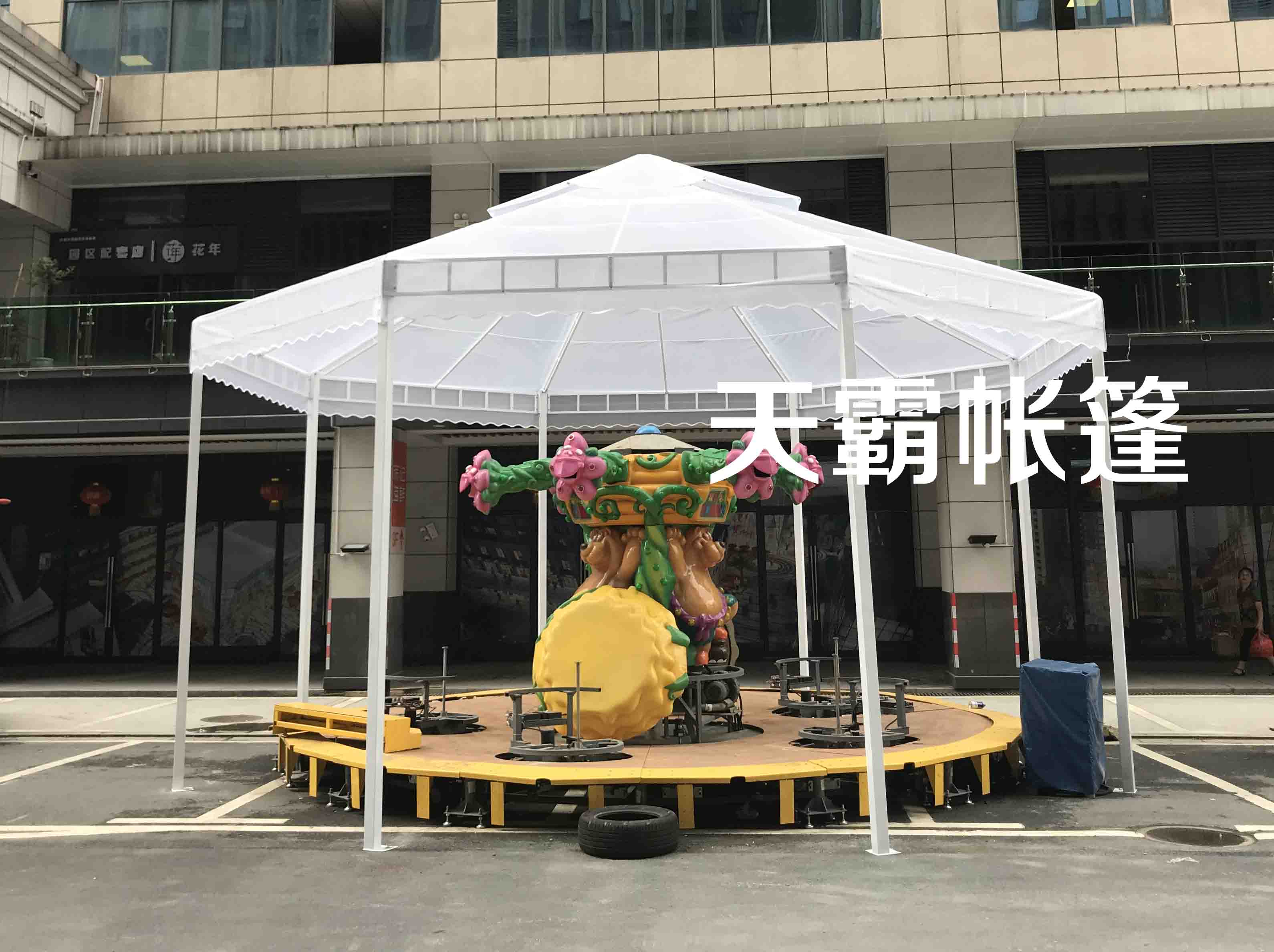 天霸圓形庭院帳篷，耐用才算好帳篷